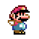 Sprite of Mario running